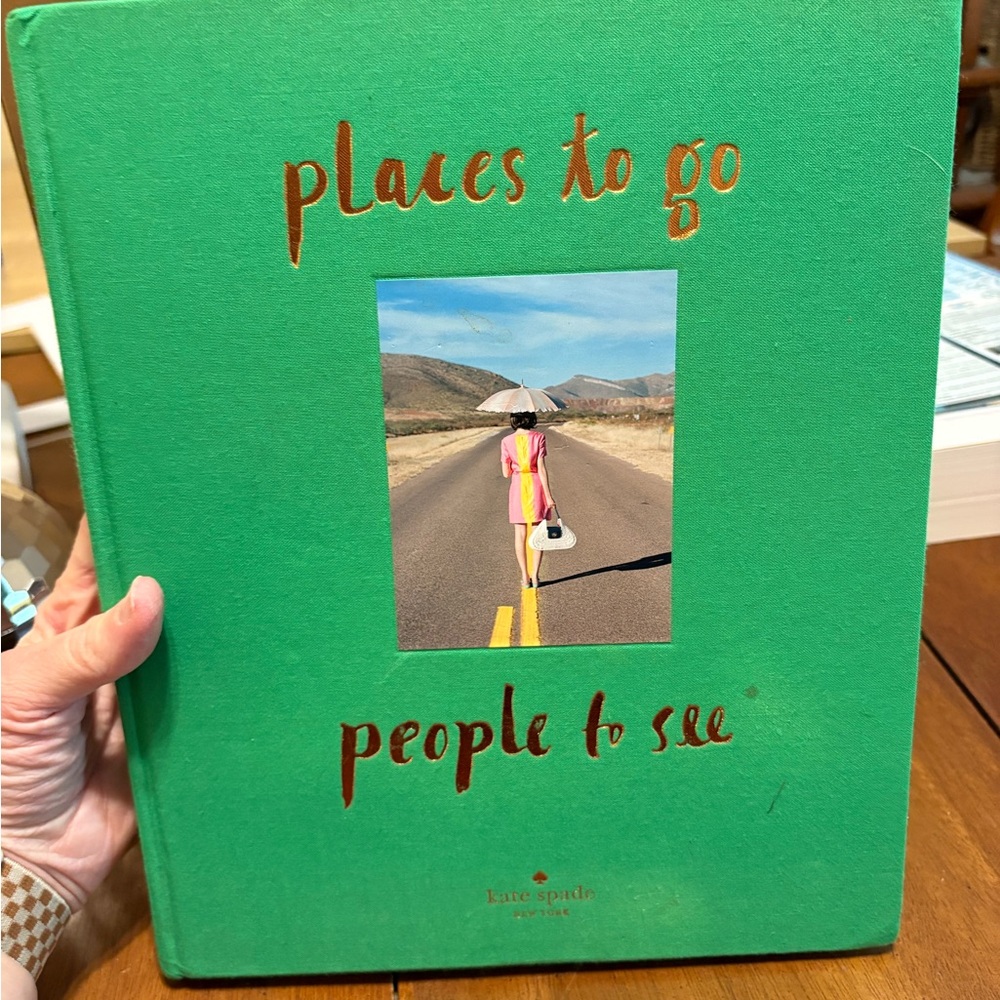 Kate Spade Green Travel Book